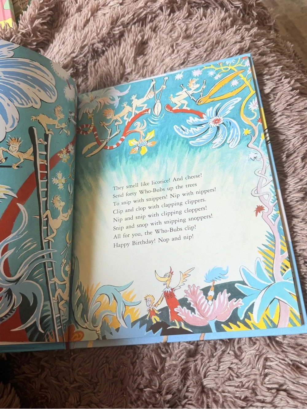 Vintage Dr. Seuss Happy Birthday to You 1987 print kids illustrated books